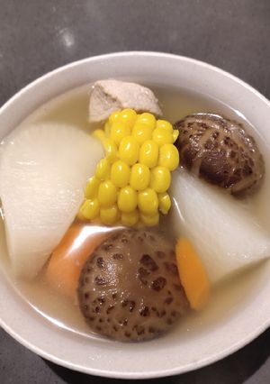 A picture of Daikon Soup.