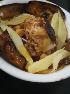 صورة لوصفة برانية ـ طاجين باذنجان