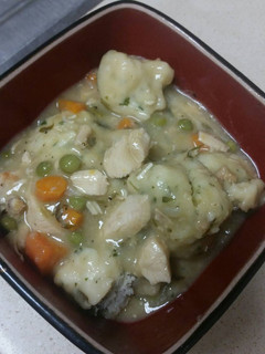 A picture of Chicken and Dumplings.