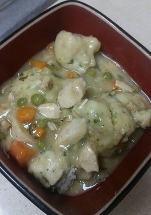 A picture of Chicken and Dumplings.