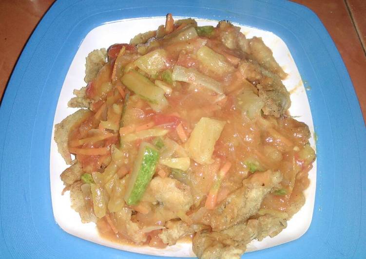 Proses mengolah Udang saos pedas asam manis, Menggugah Selera