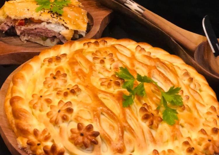 Simple Way to  Prepare Whosayna’s Turkish Veggies and Mutton Pie Flavorful