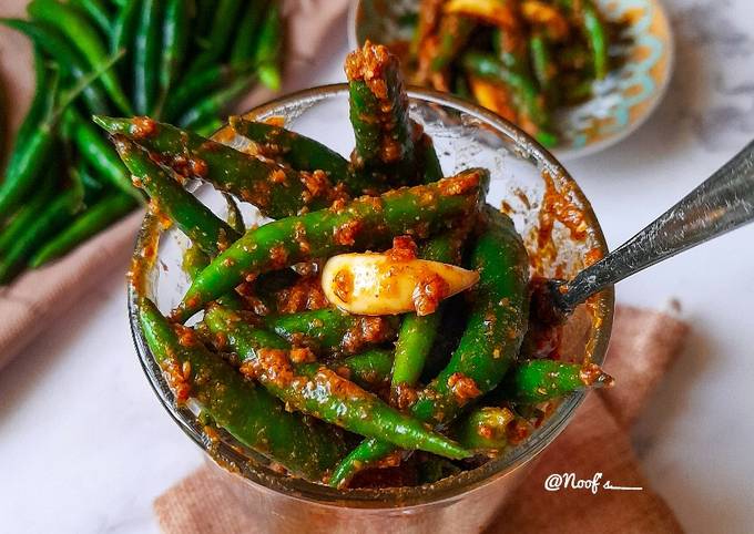 Resep Acar Cabe India / Indian Chili Pickle (Mirch Ka Achar), Enak Banget