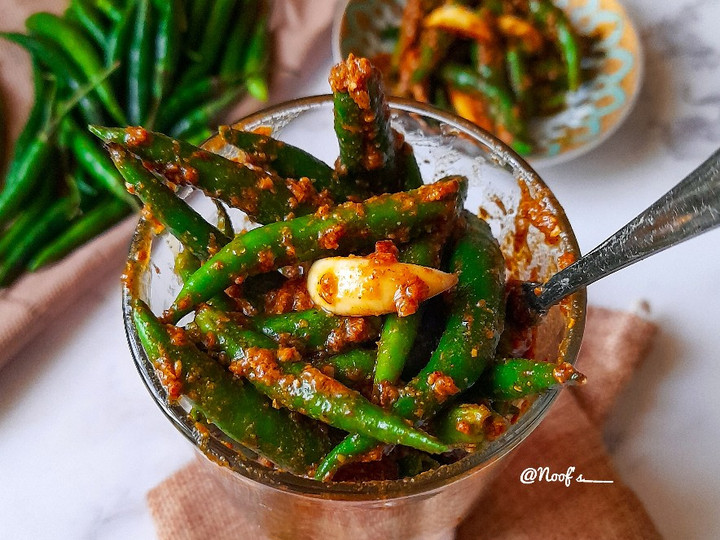 Resep Acar Cabe India / Indian Chili Pickle (Mirch Ka Achar), Enak Banget