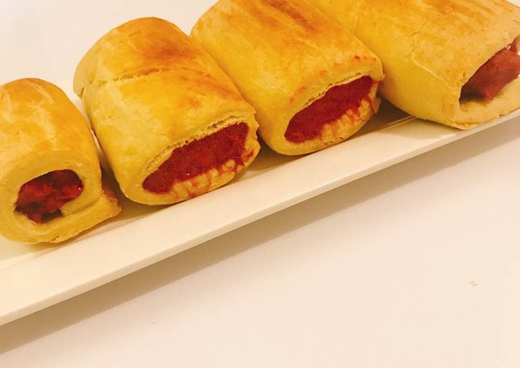 Simple Way to Prepare Favorite Sausage roll