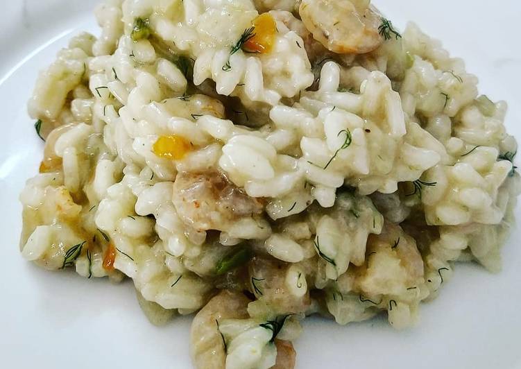 Risotto Finocchio e Gamberi