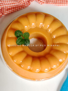Foto resep PUDDING MANGGA #Bandung Recook Bubu Muthia