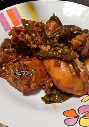 Foto resep Ayam kecap cabe hijau