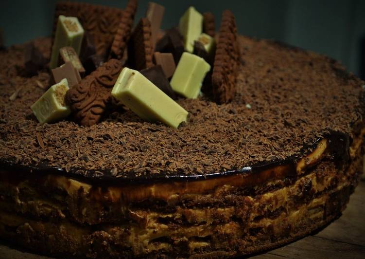 Recipe of Super Quick Homemade Chocotorta con base de brownie