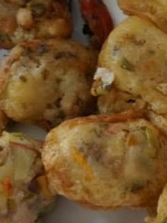 Una foto de Verduras capeadas en bolita o buñuelos rancheros para cuaresma Martincillo