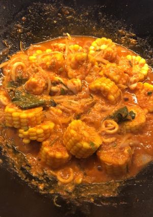 Foto resep Udang cumi saus padang