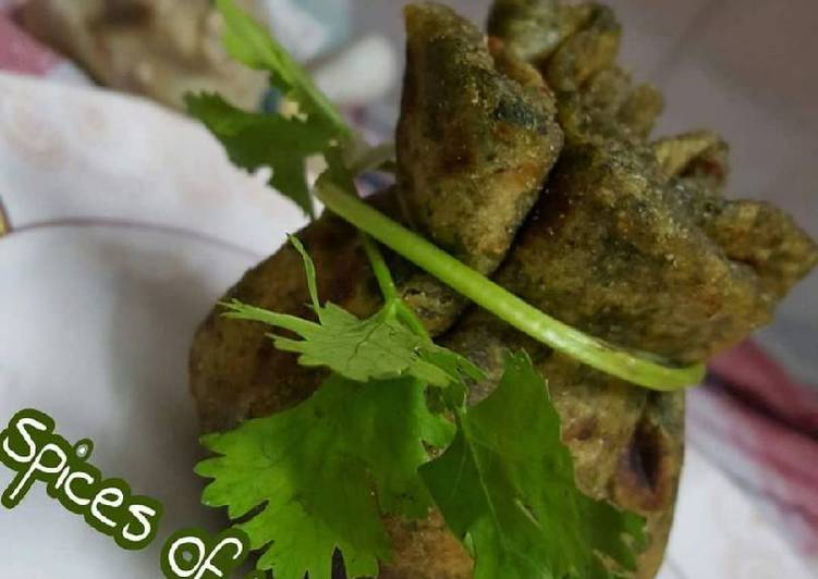 Recipe of Quick Palak potli