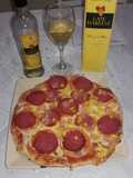 Pizza fácil.....😍🍷🍕
