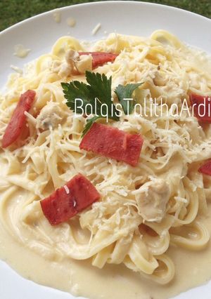 Foto resep Fettucine Carbonara