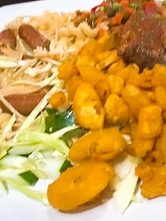 A picture of Spaghetti with veggies sauce.
