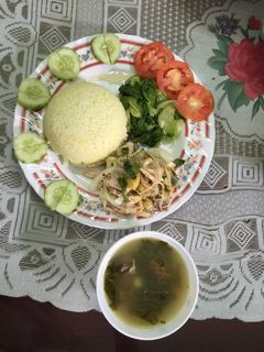 Hình của món Cơm gà.