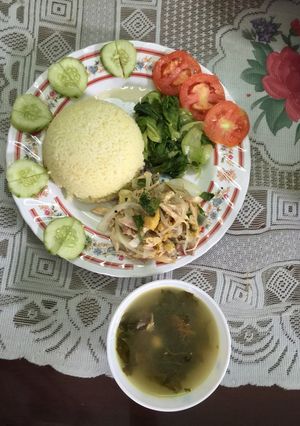Hình của món Cơm gà.