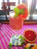 Orange lassi