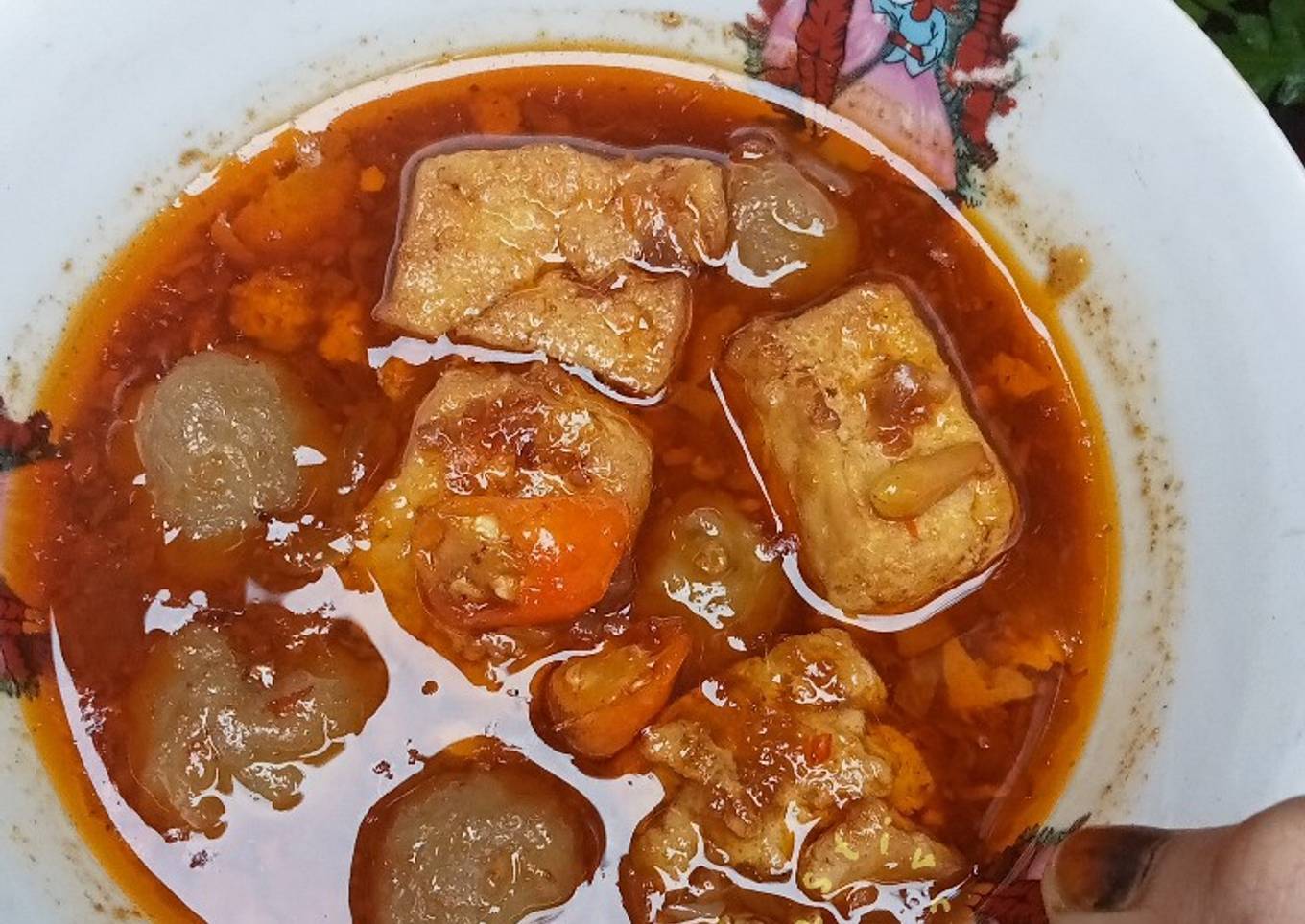 Semur tahu spesial pentol 🍴