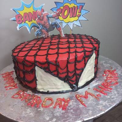 Spiderman chocolate cake homemade With & Without Oven |Birthday Cake |Basic  Chocolate Cake|R#86 - YouTube