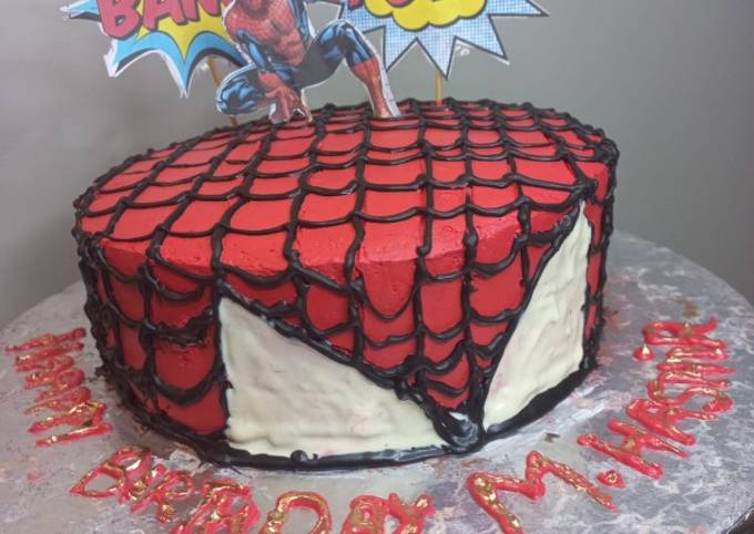 Spiderman Theme Cake Toppers for Birthday Party Super Hero Paper Cupcake  Topper For Kids Boys Birthday