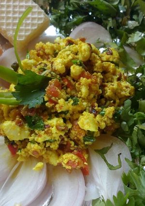 A picture of Paneer butter bhurji.