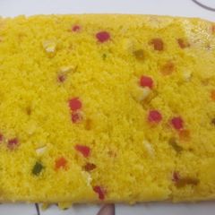 A picture of Banana fruit cake.