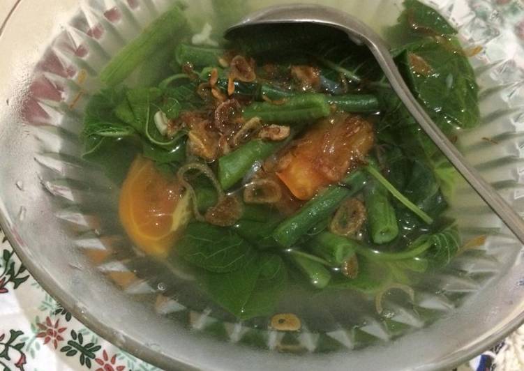 Resep Sayur Bening Bayam, Sempurna