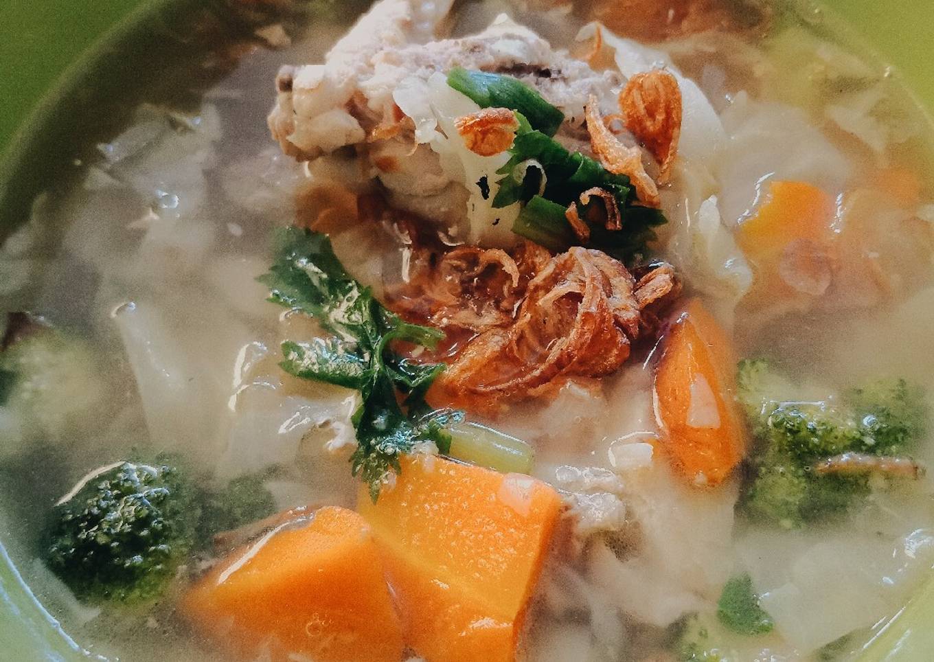 Sayur Sup Ayam Brokoli