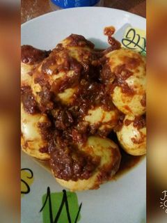 Foto resep Telur rebus balado