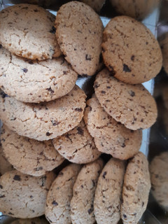 Φωτογραφία της συνταγής Chocolate chip cookies με αλεύρι καρύδας