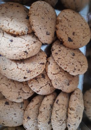 Φωτογραφία της συνταγής Chocolate chip cookies με αλεύρι καρύδας