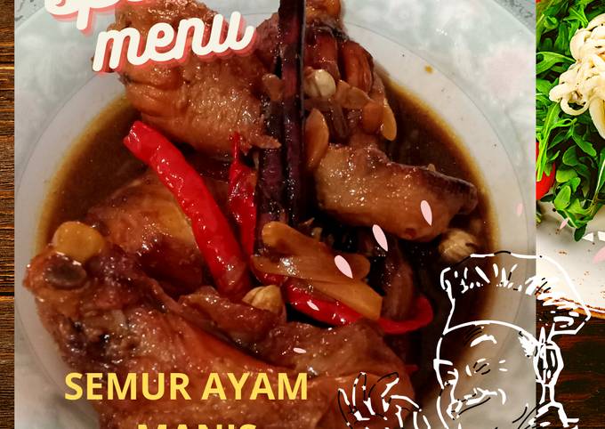 Semur ayam pedes manis