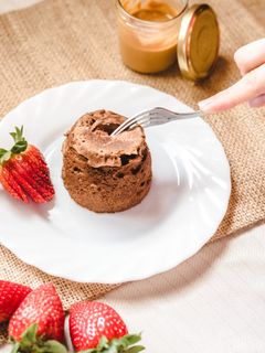 Una foto de Mug cake de chocolate saludable