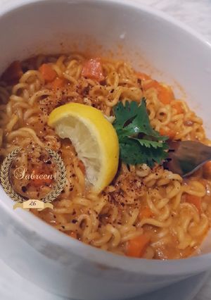 صورة لوصفة اندومي ١