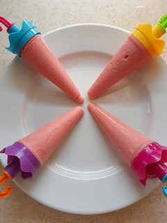 عکسی از دستور بستنی یخی ماستی هندوانه(frozen yogurt)
