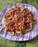 Spaghetti con boloñesa -vegano- 🍝 :)