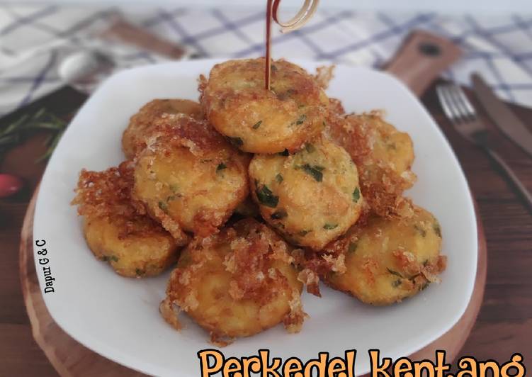 Cara Memasak Perkedel kentang yang Renyah