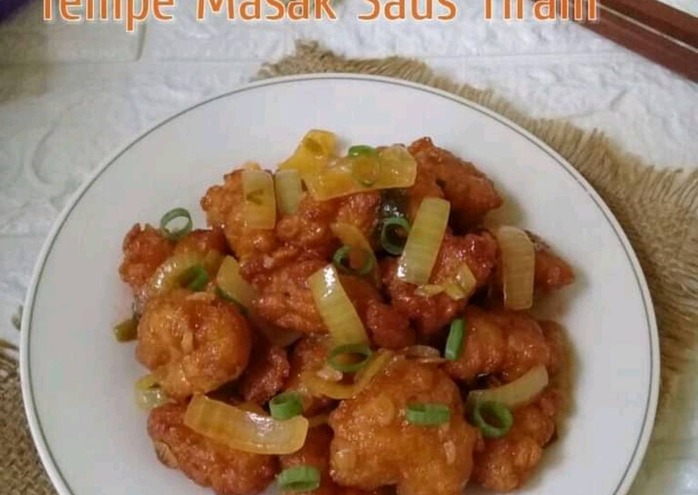 Tempe Masak Saus Tiram