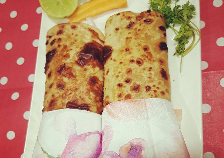 Recipe: Delicious Veg frankie