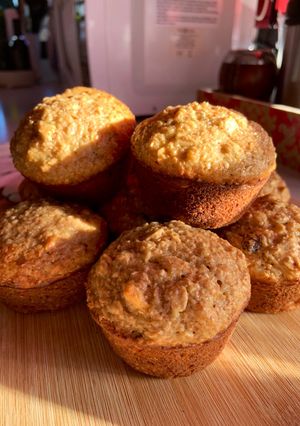Una foto de Muffins súper integrales