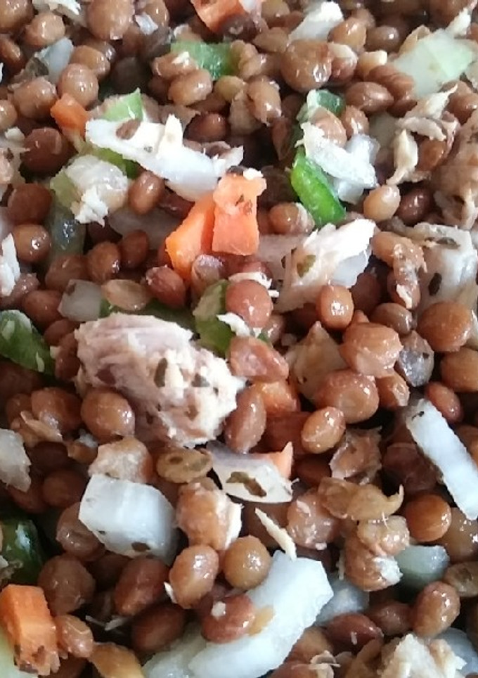 Una foto de Ensaladilla de lentejas