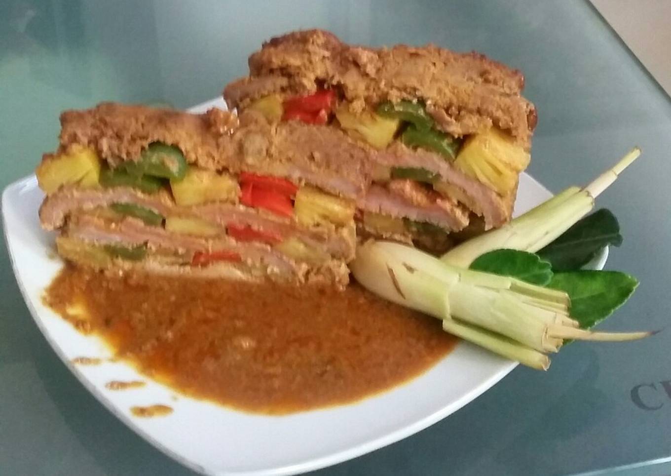 Rendang Lapis Panggang #FestivalResepAsia#Indonesia#Dagingsapi