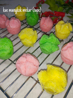 Foto resep Kue mangkok mekar (tape)