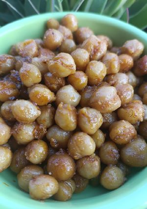 Une photo de 🌱Pois chiches grillés au paprika fumé