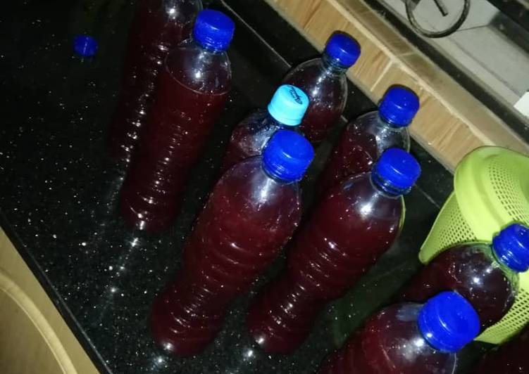 Steps to Make Speedy Purple hibiscus drink a.k.a ZOBO