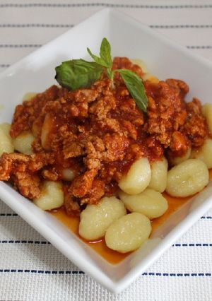 Una foto de Ñoquis de papas
