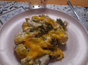 Une photo de courgette cheddar