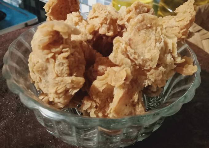 Popcorn chicken simple ala KFC