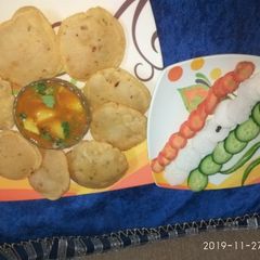 A picture of Rice flour poori.